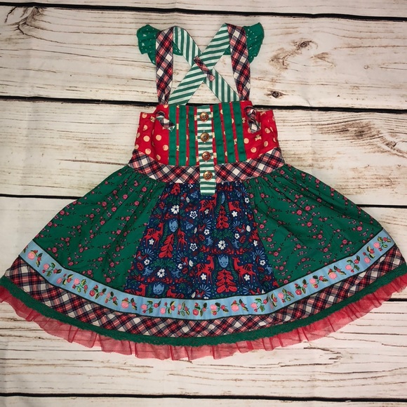 matilda jane christmas knot dress